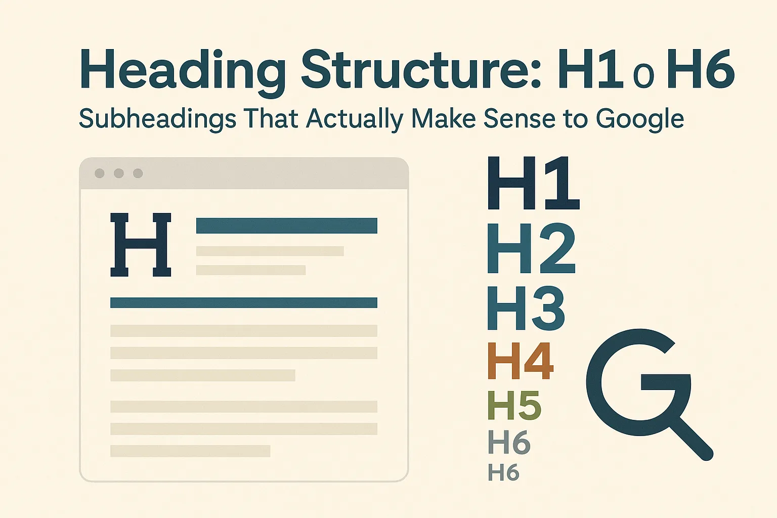 H1 to H6 Heading Hierarchy Explained for Better SEO Structure